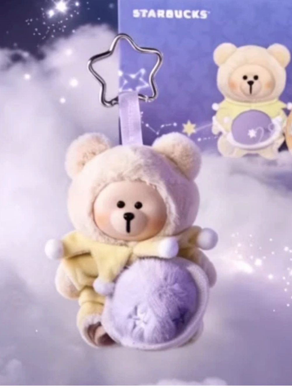 Starbucks China 2026 Purple
Night Star River series Bearista
Vinyl Plush Pendant